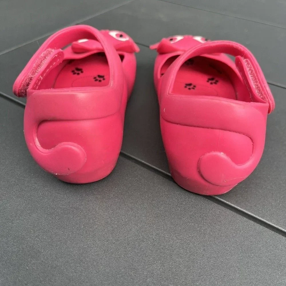 Mini Melissa Ultragirl II Pink Cat Mary Jane Flats Shoes Toddler Girls Size 9